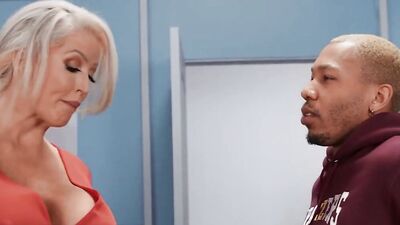 Busty MILF Alura Jenson is fucked by a hung black stallion