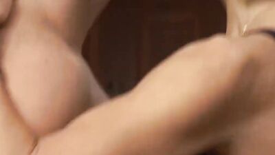 Cougar Cathie Karups smiles while playing with that hard cock