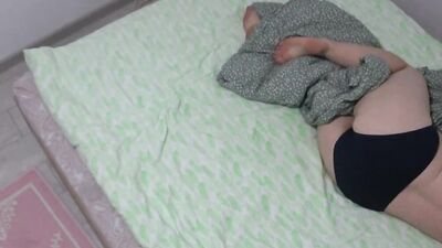 Mature wife starts the morning with masturbation, the camera in bedroom is watching. Does your day start with an orgasm?