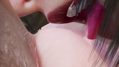 Mature Milf eating Young Asian pussy | 3D Porn