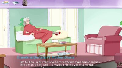 Secret House ep 3 - Fiquei olhando os Peitos da Minha Madrasta enquanto faço Café