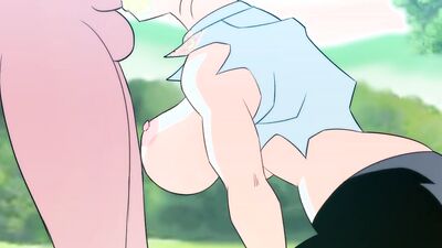 Kame Paradise 3 - Videl sucks a huge cock (Videl sex scene)