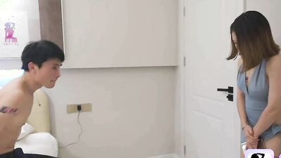Busty slut mature milf with big natural tits and big butts cheating with big dick in the hotel