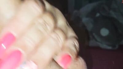 Stepmom teaches how to fuck her face and pussy