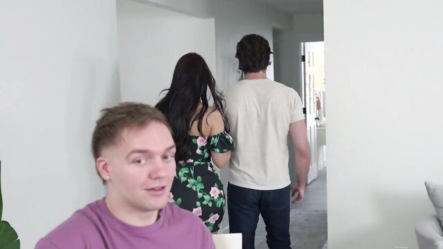 "You Can Tell Me if You Like My Tits, Come Grab & Squeeze Them!" Milf Crystal Rush tells Stepson