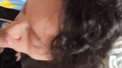 Cute Milf Sucking Penis until all the Milk comes out