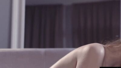 Cute lesbian enjoys face sitting and a squirting dildo ride