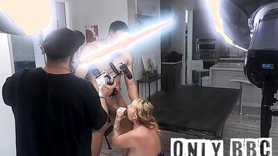 Big Booty MILF Fucks BBC Behind The Scenes