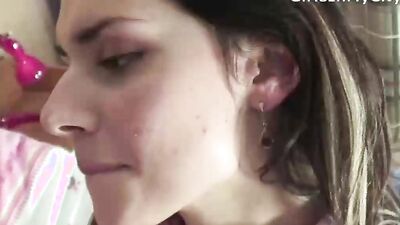 Cute innocent teen turns into a slut