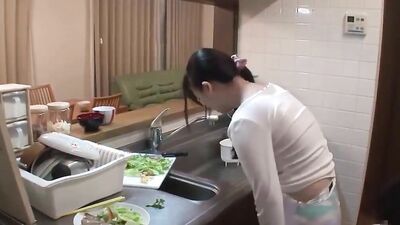 Daddy's new wife get molested by boy (Haruki Sato)