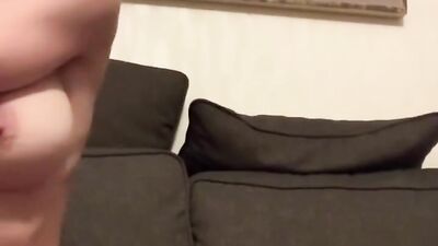 Sexy petite MILF solo fingering her pussy