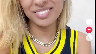 Video call with my boy ends in sex