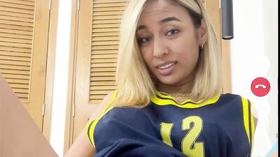 Video call with my boy ends in sex